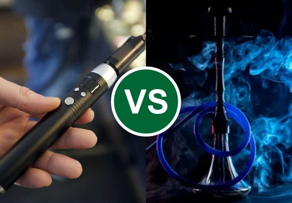 Порівняльна таблиця інгалятору CBD та кальяну
